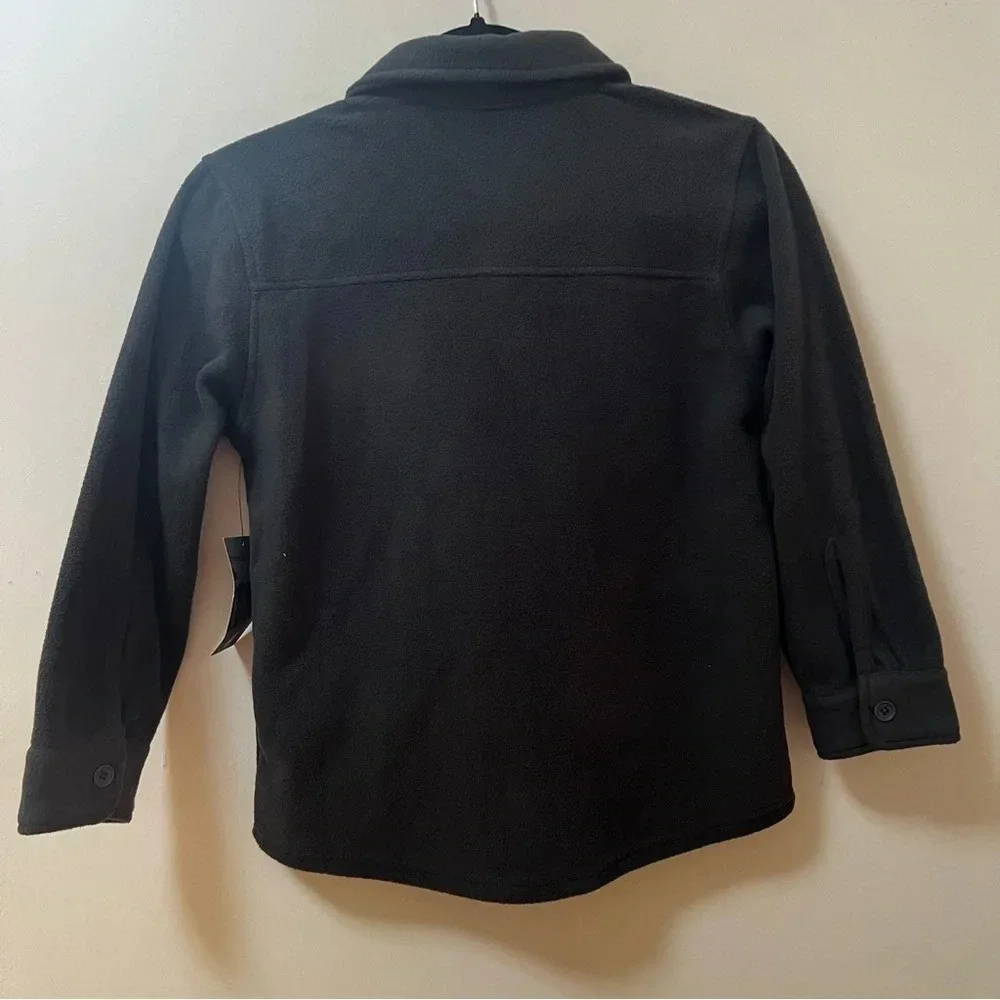 Hollywood Button-Up Fleece Jacket- Kids S/P/CH(8)- NWT